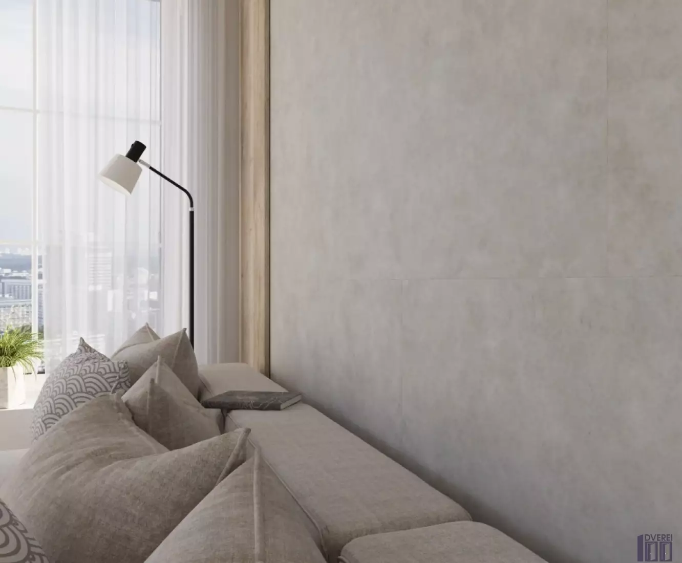 Вінілова стінова панель SPC SPeCtra Wall Карбонат кальцію бежевий 2505 1 м кв._4