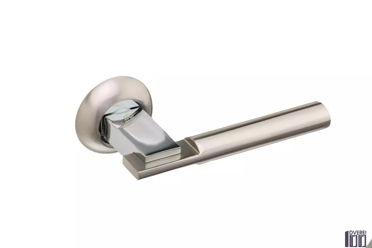 Ручка на розетці Gavroche ZIRCONIUМ Zr  А5 колір SN/CP (хром/сатин)