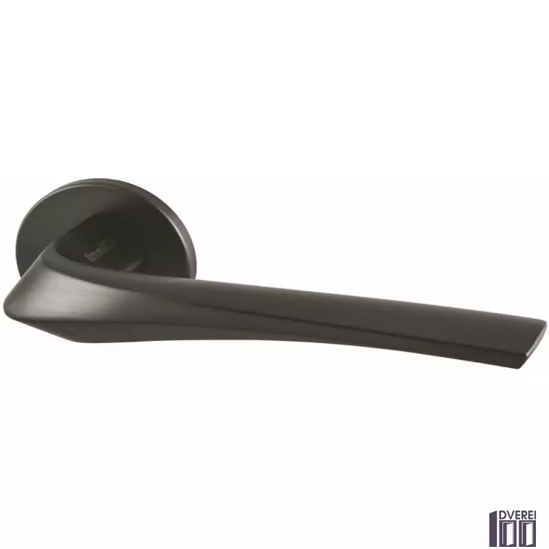 Ручка на розетці ARMADILLO Мод. FLAME URS BL-26 чорний