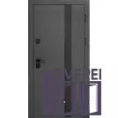 Двері вхідні Форт Нокс КРАФТ-Термо (Метал\Метал) Вулиця Матовий сірий 7024 + чорний /сірий або білий