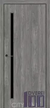 Міжкімнатні двері СІТІ ЛАЙН Експрес Твістер Артвуд Грей глухе