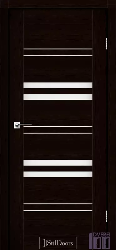Двері міжкімнатні Stil Doors SLOVENIA Венге преміум  Сатін білий