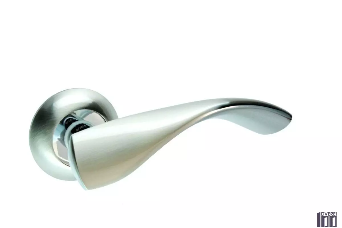 Ручка на розетці KEDR R10.049-AL-SN/CP колір (сатін/ хром)