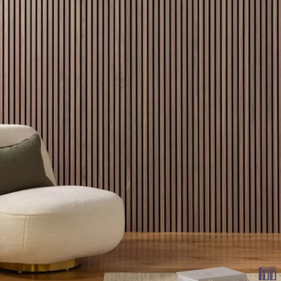 Декоративна акустична панель 2800*300*18 мм Горіх Салерно_6