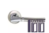 Ручка на розетці Gavroche TITANIUМ Ti  А5 колір SN/CP (хром/сатин)_2