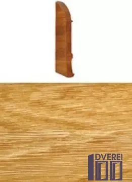 Заглушка для плінтуса з кабельканалом ліва (дуб степовий)