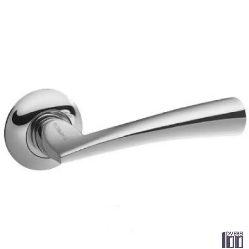 Ручка на розетці KEDR R10.080-AL-SN/CP  колір (сатін/ хром)