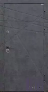 Двері вхідні Форт Нокс СТАНДАРТ (МДФ/МДФ) Квартира Бетон темний / Бетон сніжний DG-41