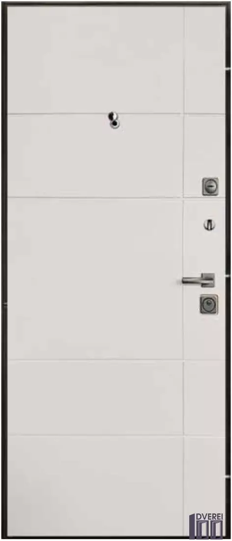 Двері вхідні Магда ТИП 12.2 Квартира МОДЕЛЬ MG 146 Граніт/Супермат білий_2