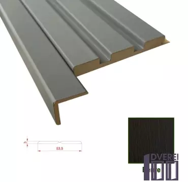 Універсальний декоративний кут МДФ 0354 Венге 54 х 3 х 2800 (1 шт.)