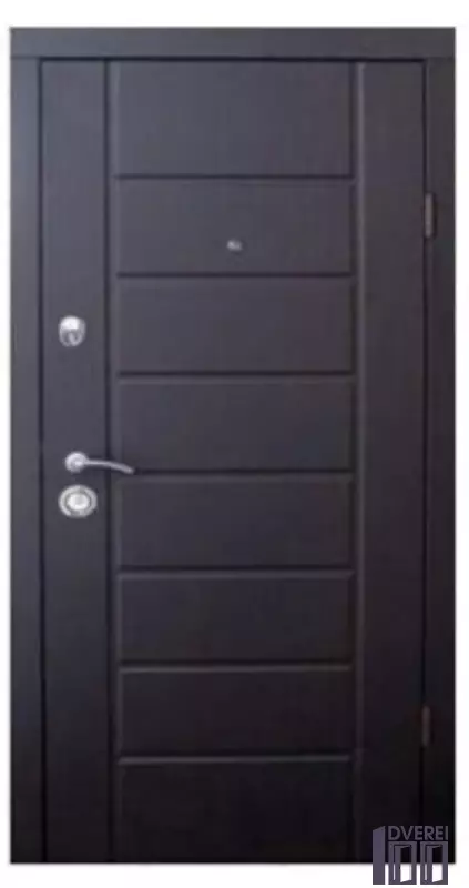 Двері Вхідні Квартира Форт Престиж Канзас (венге темний/венге темний)