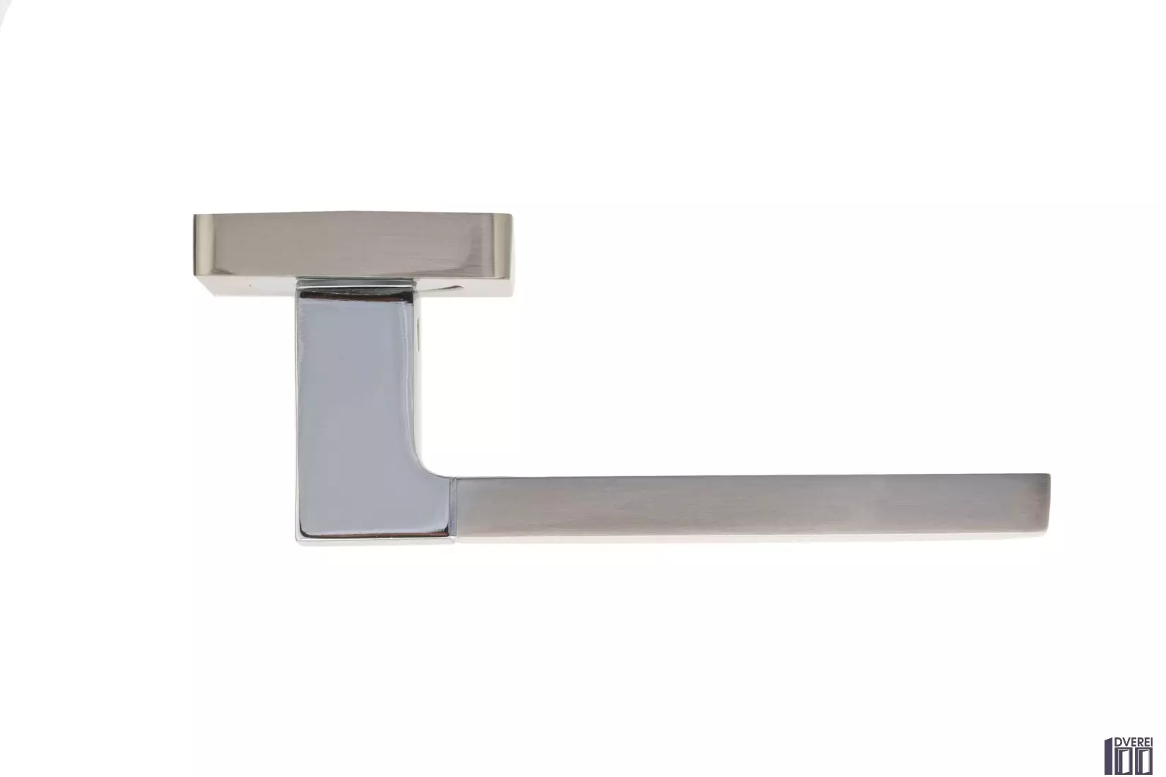 Ручка на розетці Gavroche STANNUM Sn  A1 колір SN/CP (хром/сатин)_2