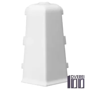 Куточок зовнішній для плінтуса ARBITON INDO (білий матовий)