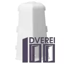 Куточок зовнішній для плінтуса ARBITON INDO (білий матовий)