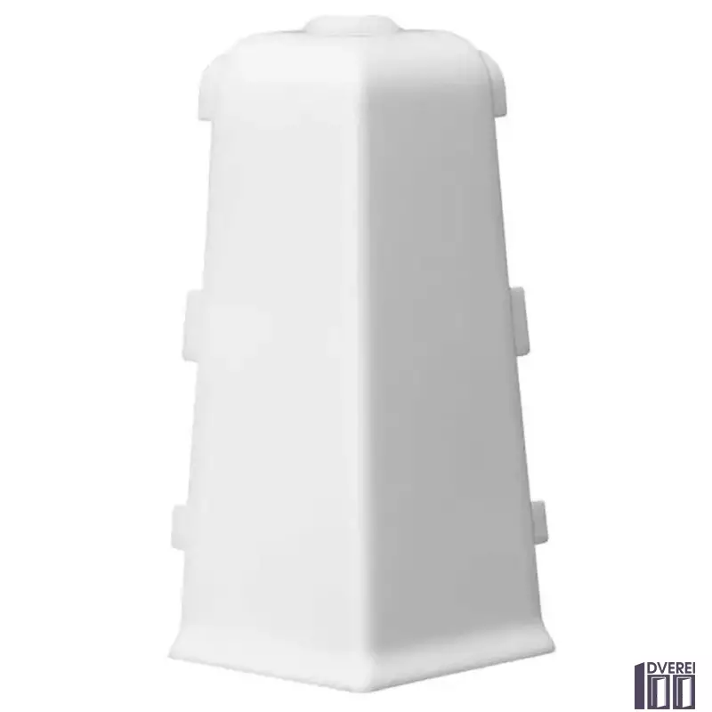 Куточок зовнішній для плінтуса ARBITON INDO (білий матовий)