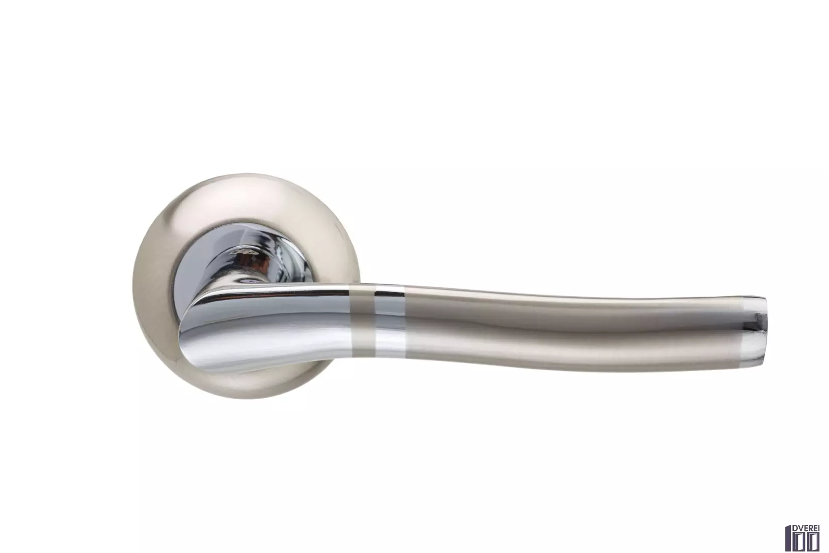 Ручка на розетці Gavroche TITANIUМ Ti  А5 колір SN/CP (хром/сатин)_2