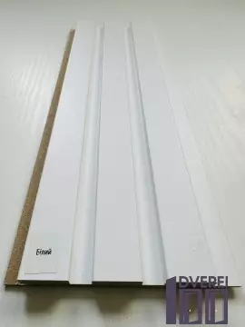 Стінова панель МДФ 12117 Білий SM2 117(104) x 12 х 2800  (1 шт.)