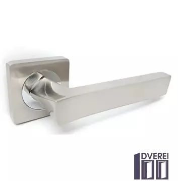 Ручка на розетці KEDR R08.157 -  колір SN/CP ( нікель/хром)