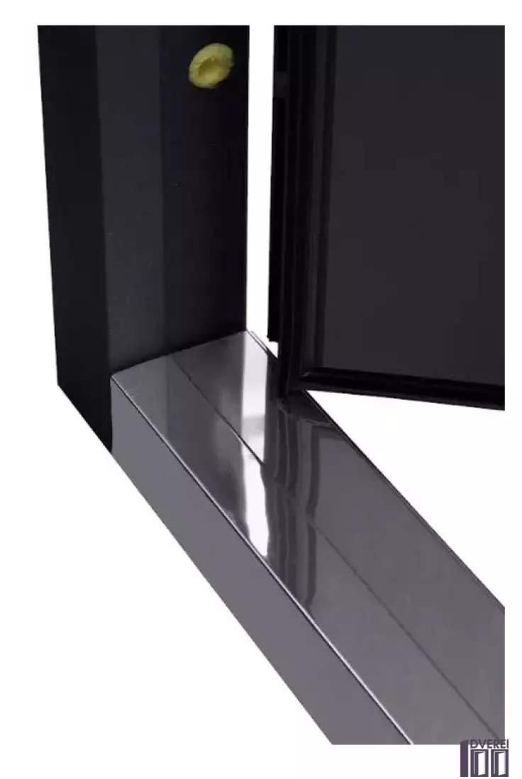 Двері вхідні метал/мдф ПУ- Вітраж Сірий /антрацит_7