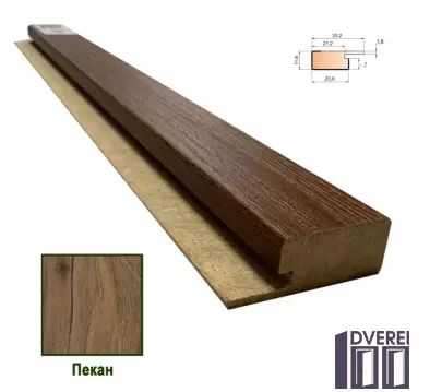 Стартова планка МДФ 1234 Пекан 33,2*11,6*2800 (1 шт.)