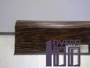 Плінтус кабельканал з гумкою ТИС 2,5м (венге)