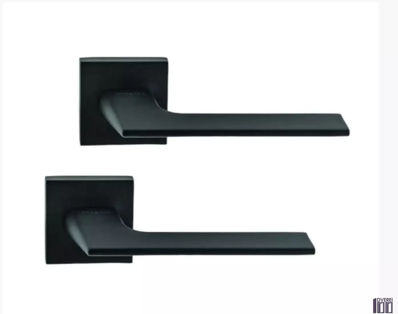 Ручка на розетці OROandORO UNICA 065-15E Black -Чорний матовий 51*51 mm_2