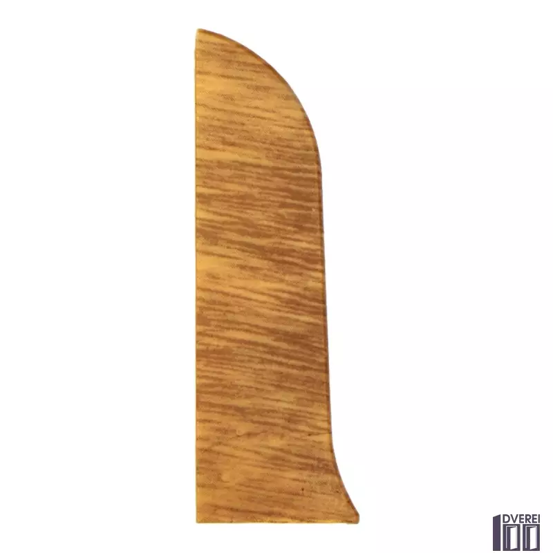 Заглушка для плінтуса з кабель каналом ліва (дуб Шервуд)