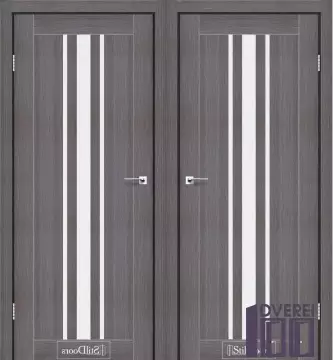 Двері міжкімнатні двостулкові STEEL DOORS ARIZONA Дрім вуд Сатин білий