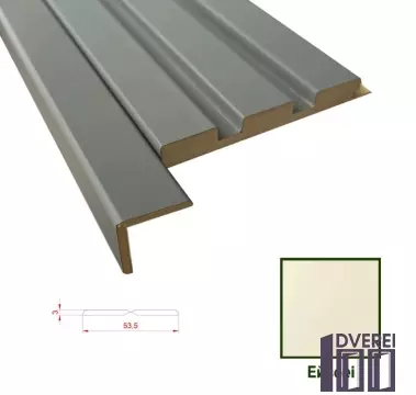 Універсальний декоративний кут МДФ 0354 Ейворі 54 х 3 х 2800 (1 шт.)