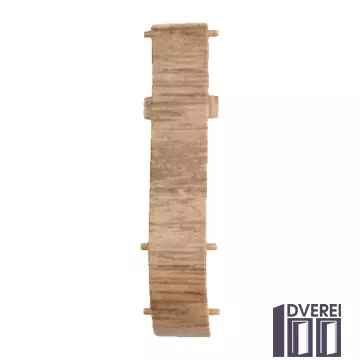 З'єднання для плінтуса з кабельканалом (дуб замкової)