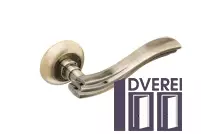 Ручка на розетці Gavroche RUBIDIUМ Rb  А5 колір AB (бронза)