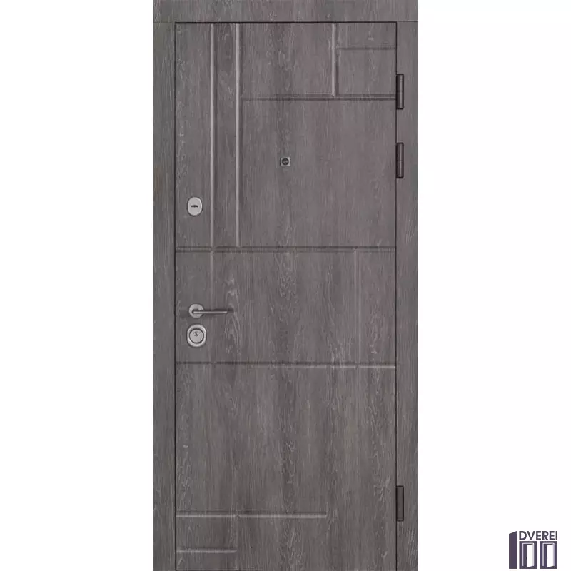 Двері вхідні Булат В-606 Kale Мод.166 Дуб Шато/Дуб Шале сивий