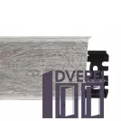 Плінтус підлоговий ARBITON INDO 2,5м 70 мм c кабельних каналів (дуб модена)