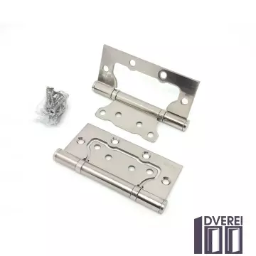 Петлі KEDR Flush 100х75х2мм SN (метелик)