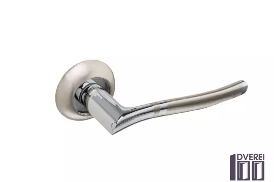 Ручка на розетці Gavroche TITANIUМ Ti  А5 колір SN/CP (хром/сатин)