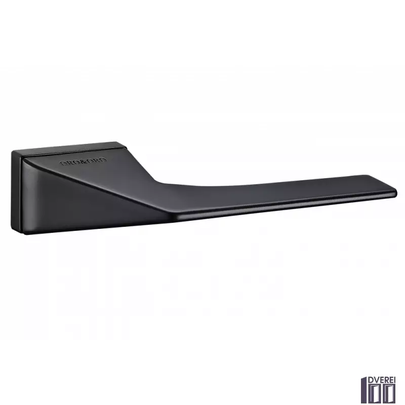 Ручка на розетці OROandORO ACE 123-24E Black -Чорний матовий 50*35 mm