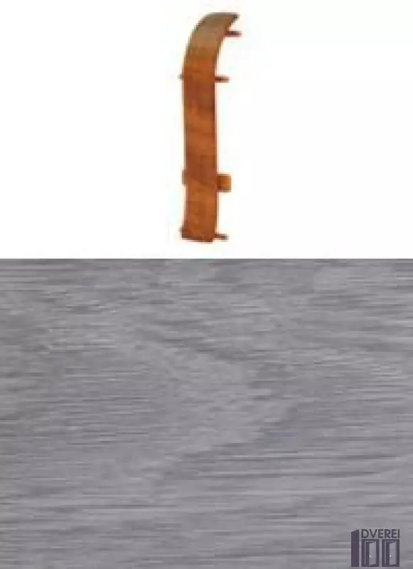 З'єднання для плінтуса з кабельканалом (дуб білий)