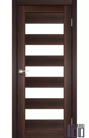 Двері міжкімнатні Korfad PORTO PR-08 Горіх сатин білий