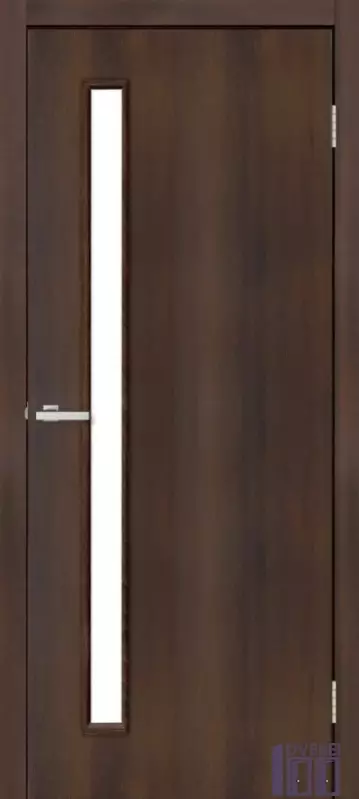 Двері міжкімнатні MSDoors Кол.SIMPLE Мод. TAKOMA Горіх лісний (ПВХ)