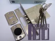 Замок врізний сувальдний TRION допов.1082 (888) 5 ключів (B-51)
