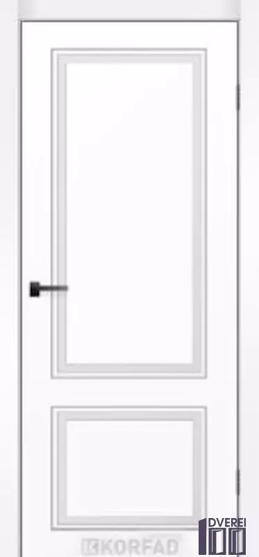 Двері міжкімнатні KORFAD EXCELLENCE Мод. MONARCH - Біла емаль