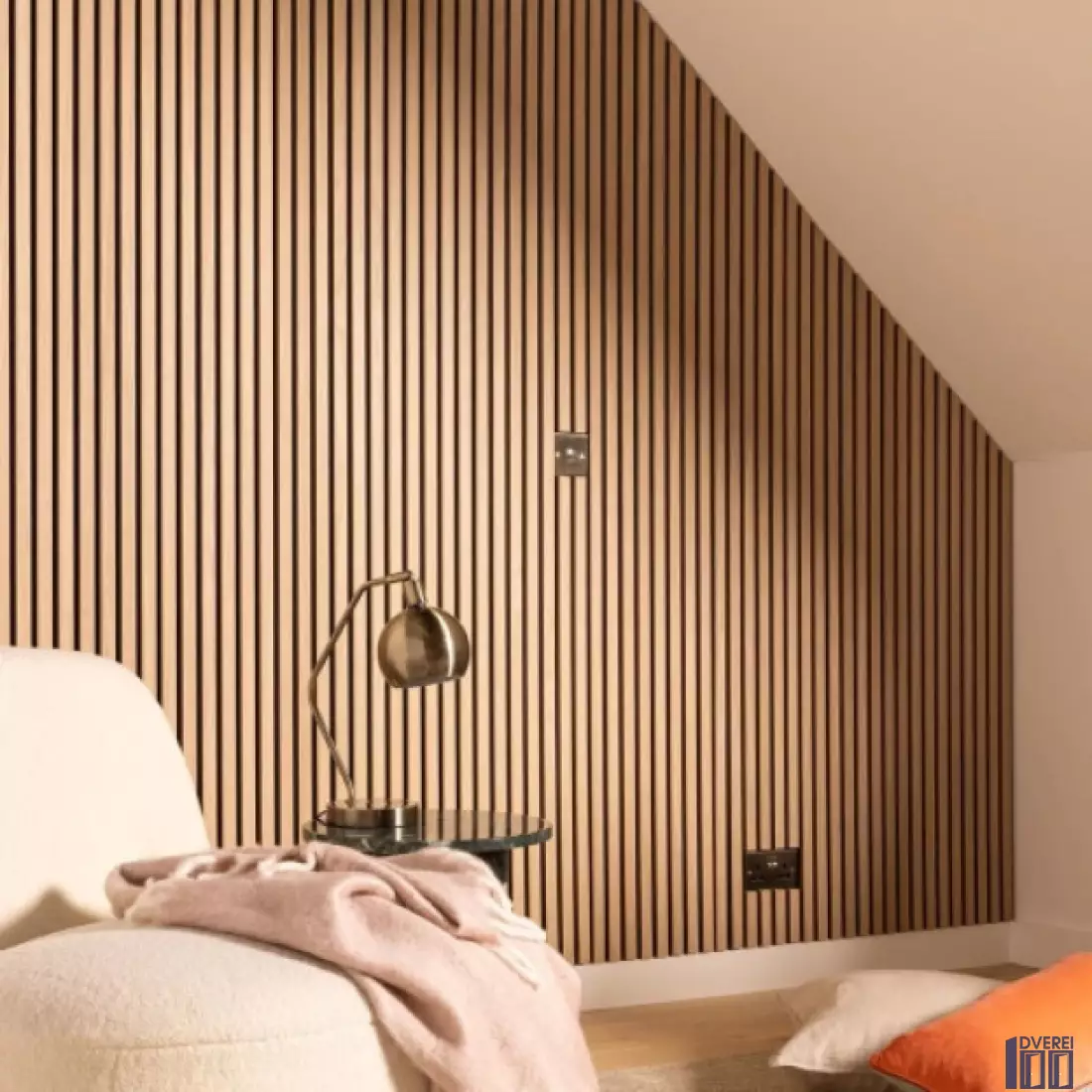 Декоративна акустична панель 2800*300*18 мм Дуб Ліката_4