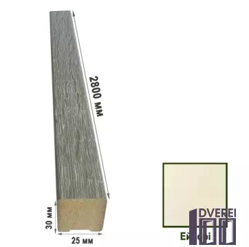 Рейки декоративні МДФ 2529 Ейворі 25х30х2800 (1 шт.)