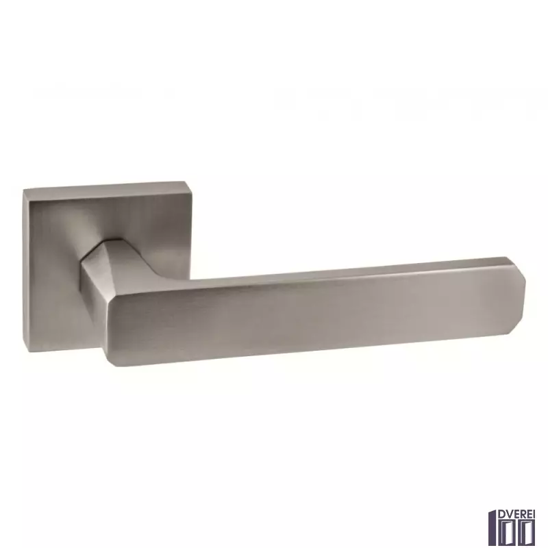 Ручка на розетці OROandORO GALASSIA 108-15E MSN - Матовий нікель   51*51 mm