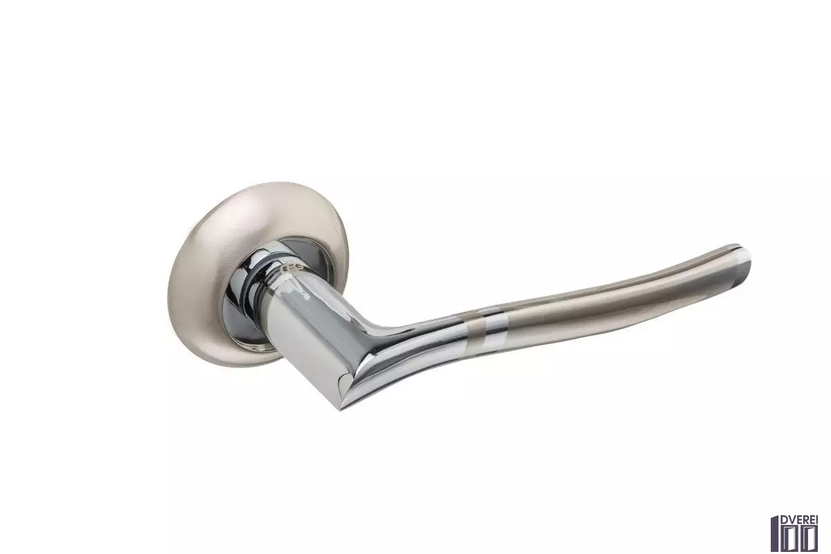 Ручка на розетці Gavroche TITANIUМ Ti  А5 колір SN/CP (хром/сатин)