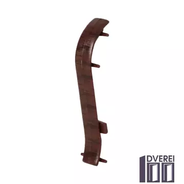 З'єднання для плінтуса з кабель каналом (палісандр)