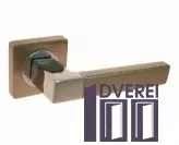 Ручка на розетці KEDR R08.103-AL-AB квадрат (колір антична бронза)