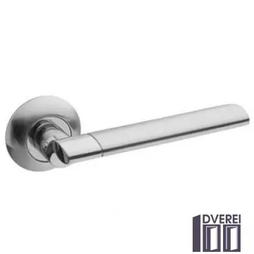 Ручка на розетці KEDR R10.092-AL-SN/CP  колір (сатін/ хром)