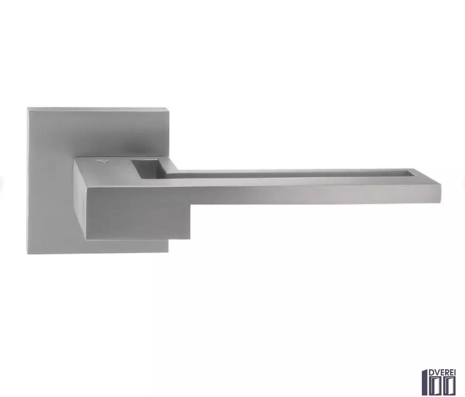 Ручка на розетці OROandORO CUT 032-15E SC/CР - Матовий хром/хром 51*51 mm