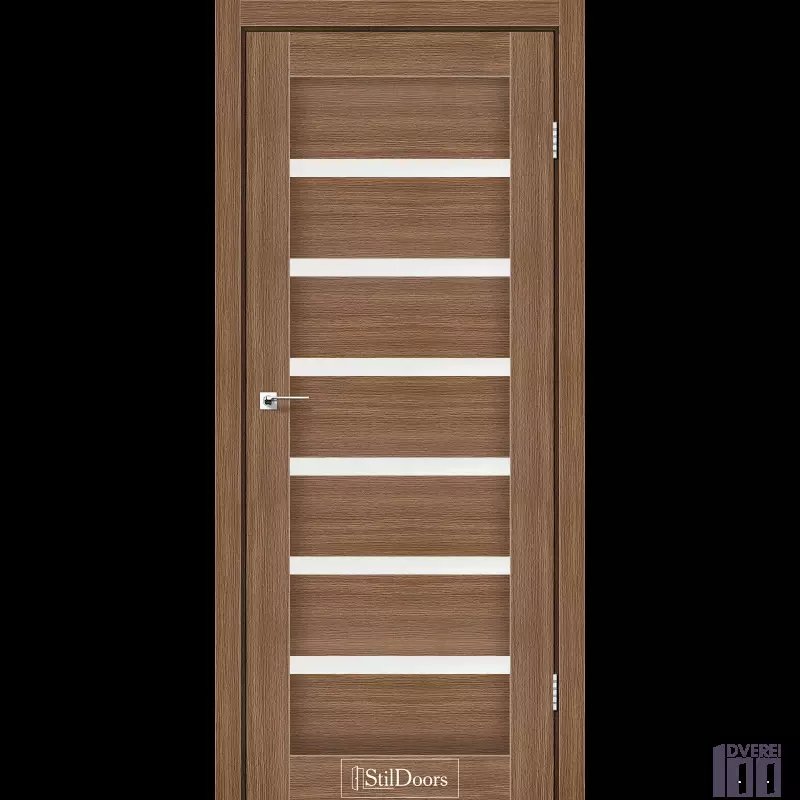 Двері міжкімнатні Stil Doors FLORIDA Італійський горіх  Сатін білий